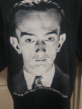 VINTAGE Salvadore Dali 100 Yrs Plus Size Tee Shirt Top